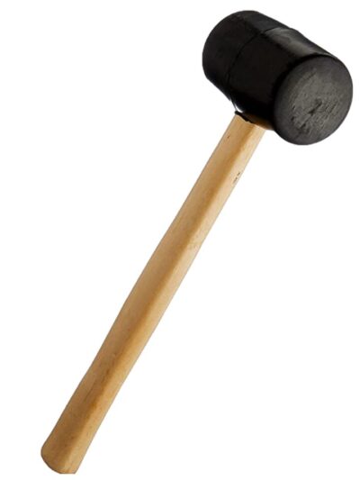 Rubber Mallet with Wood Handle for Flooring