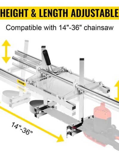 Chainsaw Mill for Portable Wood Lumber Cutting