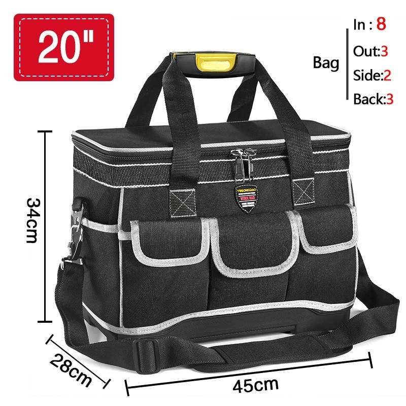 Multi-Function Oxford Cloth Electrician Tool Bag - Image 9