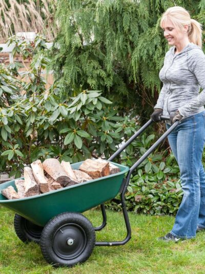 Dual Poly Tray Wheelbarrow