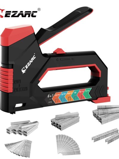 6-in-1 Heavy Duty Staple Gun for Carpentry