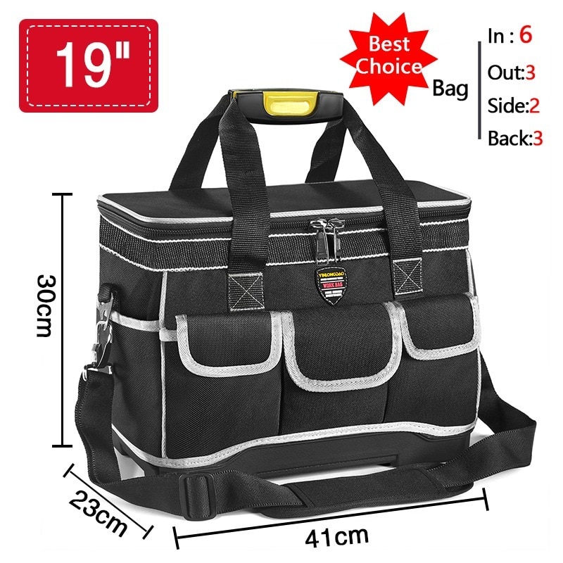 Multi-Function Oxford Cloth Electrician Tool Bag - Image 5