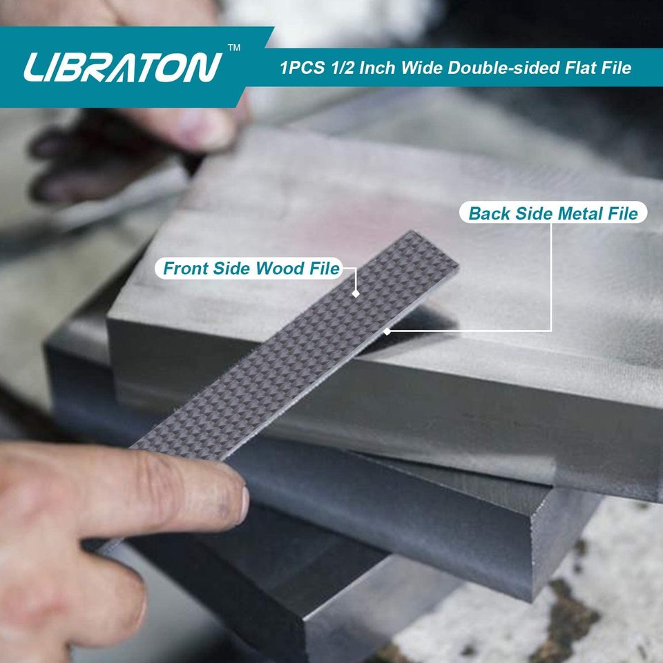 3-Piece Wood File Set with Sandpapers for Woodworking - Image 5