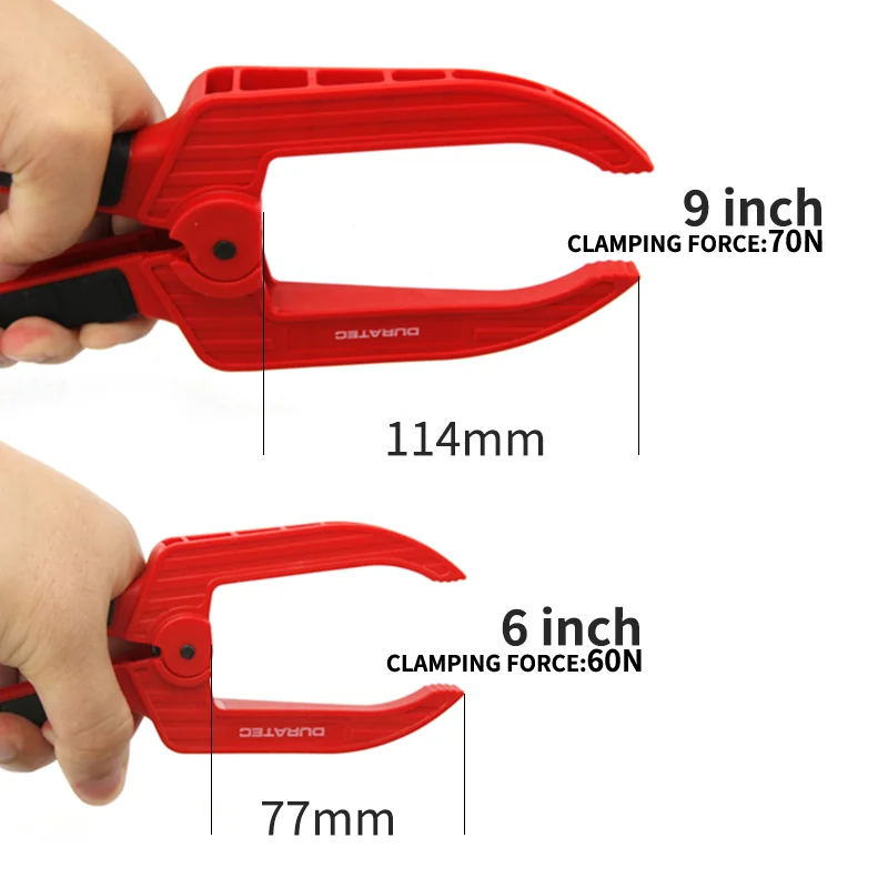 DURATEC Large Depth Plastic Spring Clamp Flexible Strong - Image 3
