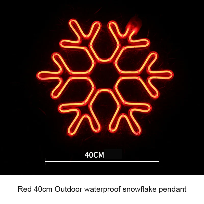 LED Small Flashing Lights, Simulator Snowflakes, Hanging Pendants, Christmas Decoration, Outdoor Trees - Image 14
