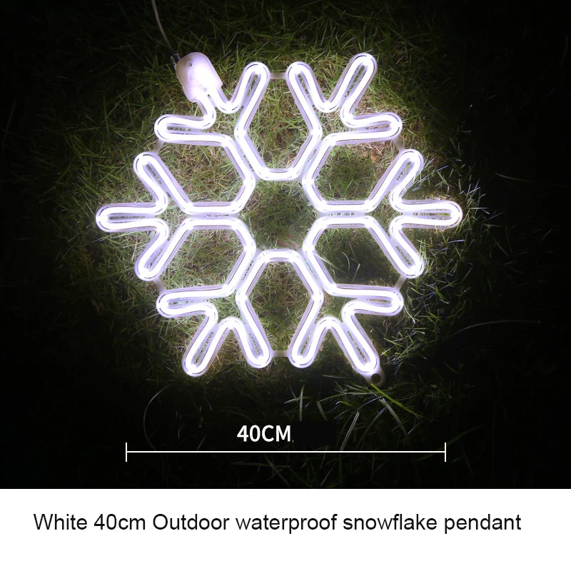 LED Small Flashing Lights, Simulator Snowflakes, Hanging Pendants, Christmas Decoration, Outdoor Trees - Image 20