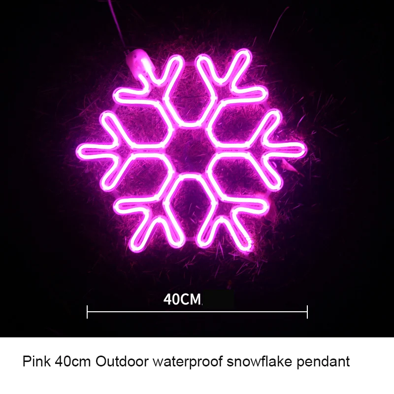 LED Small Flashing Lights, Simulator Snowflakes, Hanging Pendants, Christmas Decoration, Outdoor Trees - Image 15