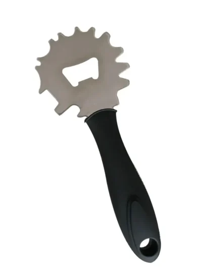 Portable Metal BBQ Grills Grate Cleaner Barbecue Oven Scraper Scrubber Bottle Opener kitchen BBQ Tool