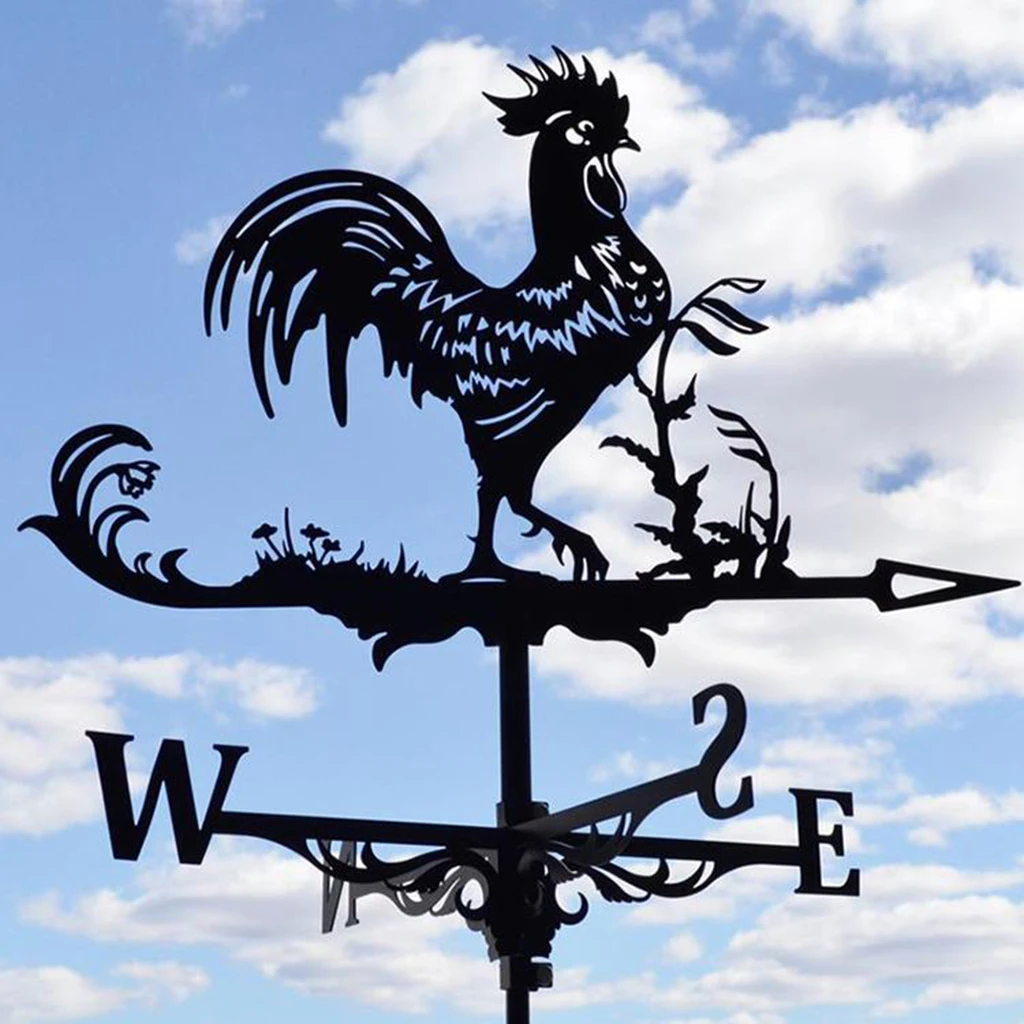 Stainless Steel Rooster Weathervane - Image 2