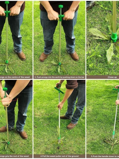 Long Handle Weed Remover Durable Grass Root Puller Tools