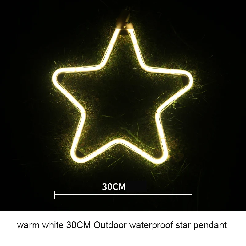 LED Small Flashing Lights, Simulator Snowflakes, Hanging Pendants, Christmas Decoration, Outdoor Trees - Image 12