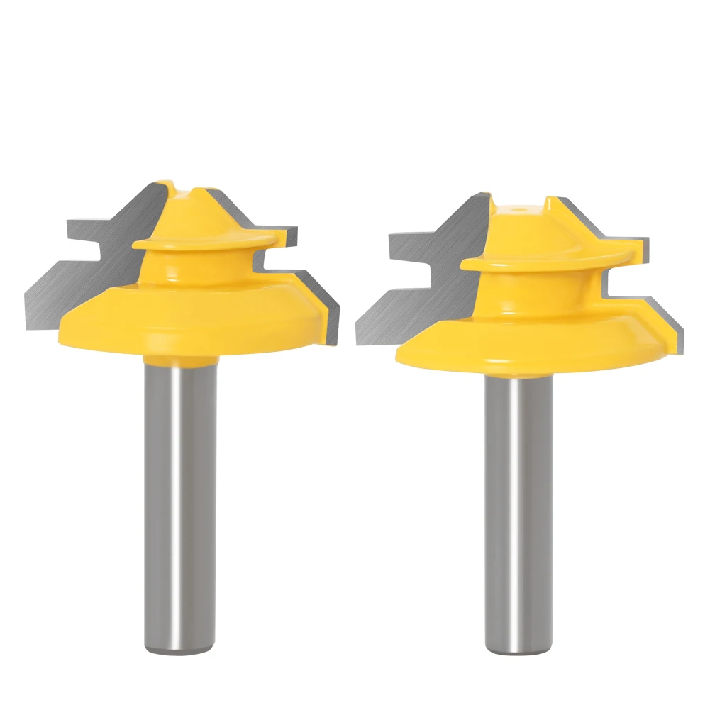 8MM 45 Degree Lock Miter Router Bit Tenon Milling Cutter - Image 21