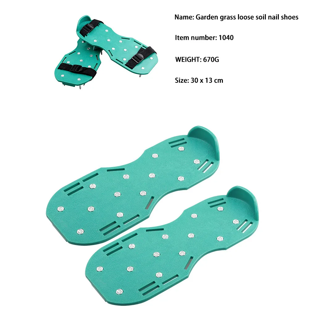 Nail Cultivator Yard Garden Tool Lawn Aerator Shoes Shoelace Garden Yard Grass Cultivator Scarification Nail Tool - Image 3