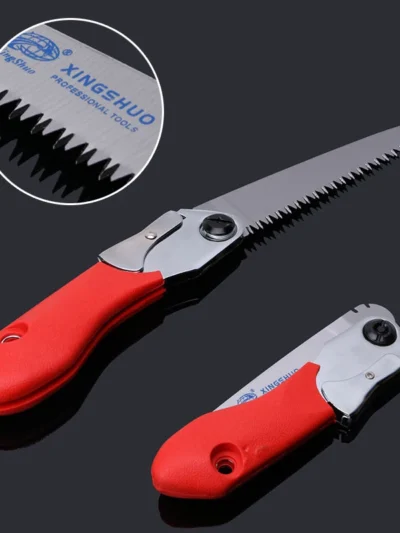 1pcs Portable Folding Trimming Hand Saw Fruit Tree Pruning Yard Garden Tool