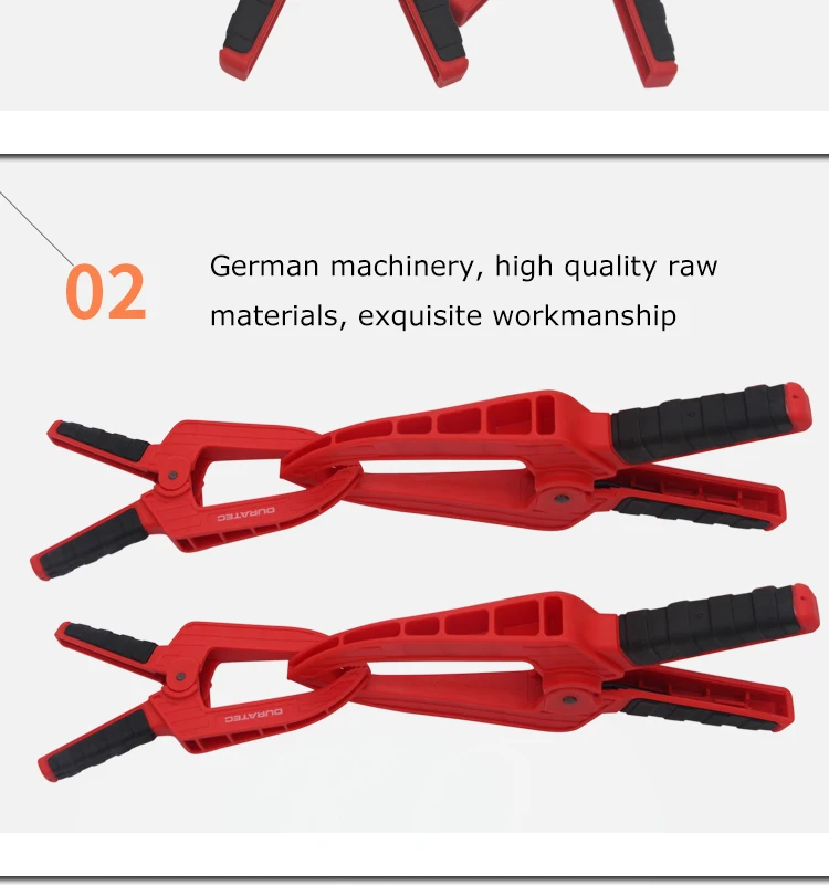 DURATEC Large Depth Plastic Spring Clamp Flexible Strong - Image 11