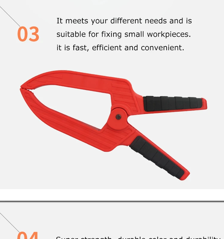 DURATEC Large Depth Plastic Spring Clamp Flexible Strong - Image 12