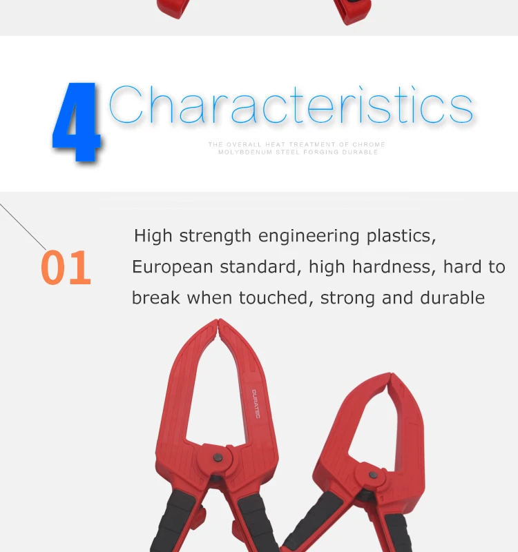 DURATEC Large Depth Plastic Spring Clamp Flexible Strong - Image 10