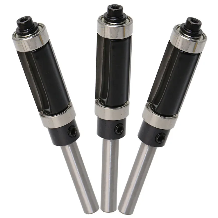Flush Trim Top & Bottom Bearing Router Bit - 1/4" Shank - Image 2