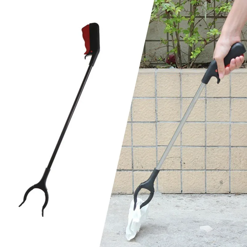 Trash Claw Arm Grip Useful Yard Cleaning Tool Helping Reach Hand Stick, Small Item Ground Garbage