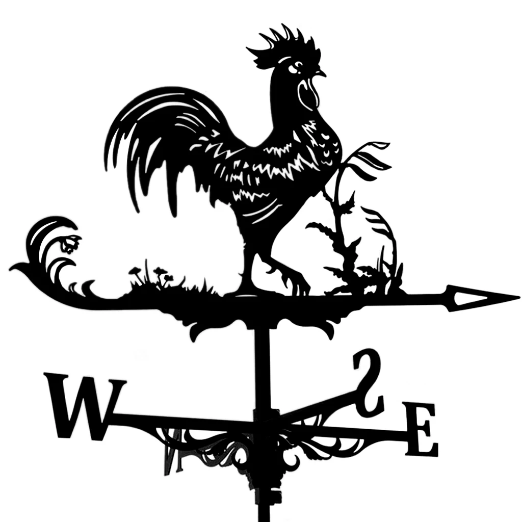 Stainless Steel Rooster Weathervane - Image 6
