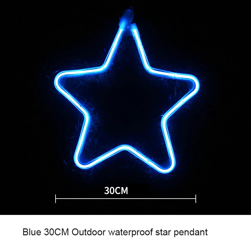 LED Small Flashing Lights, Simulator Snowflakes, Hanging Pendants, Christmas Decoration, Outdoor Trees - Image 9