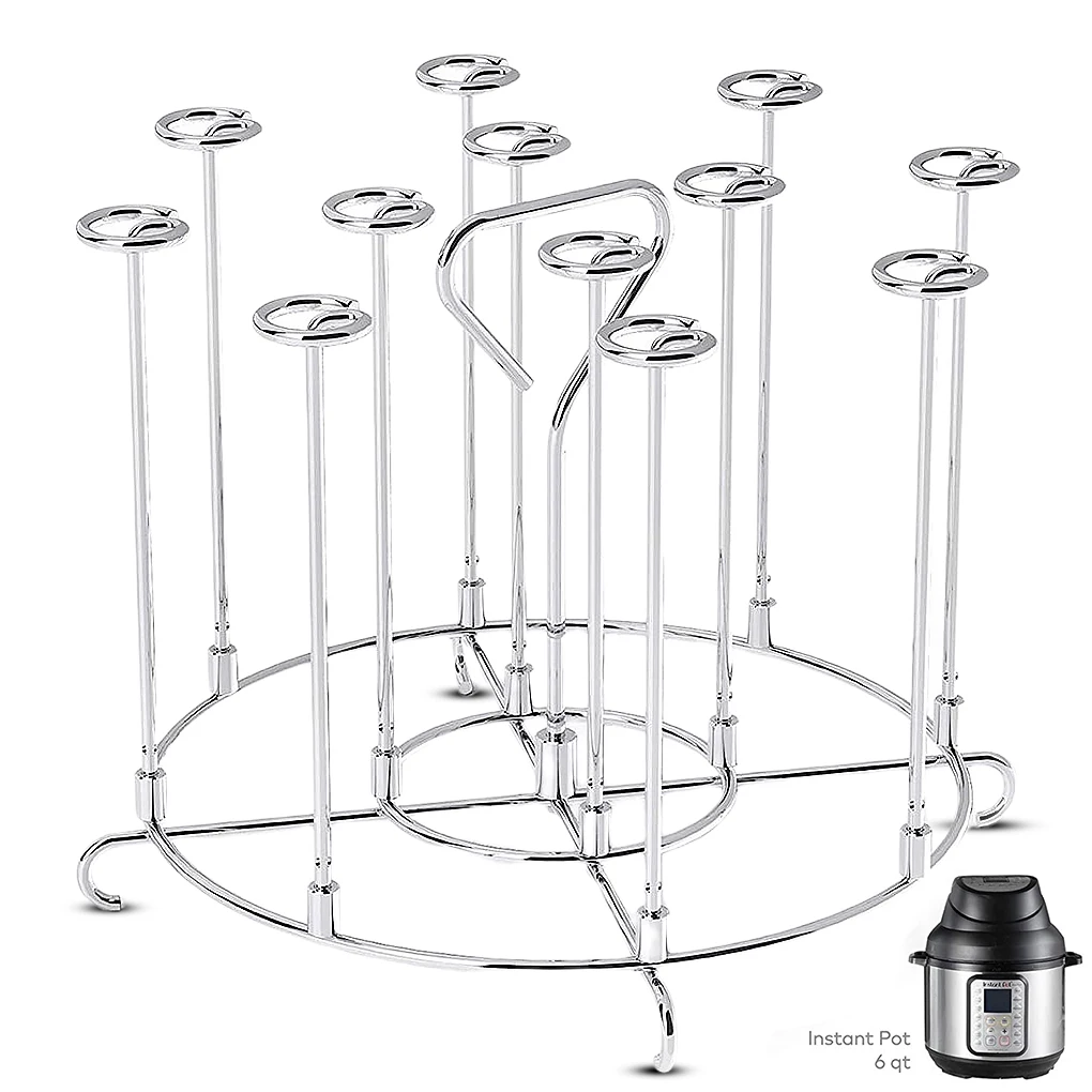 Kitchen Air Fryer Rack Tray Basket Stand Roasting Meat Food Holder Tool for Household Picnic Camping - Image 6