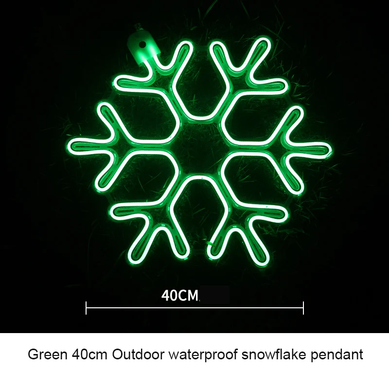 LED Small Flashing Lights, Simulator Snowflakes, Hanging Pendants, Christmas Decoration, Outdoor Trees - Image 7