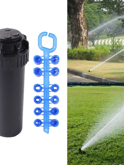 Pop-up Sprinkler, 40°~360° adjustable Watering Device
