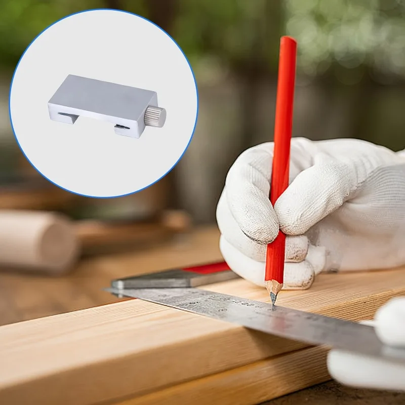 Adjustable Steel Ruler Stopper Professional Measuring Tool - Image 3