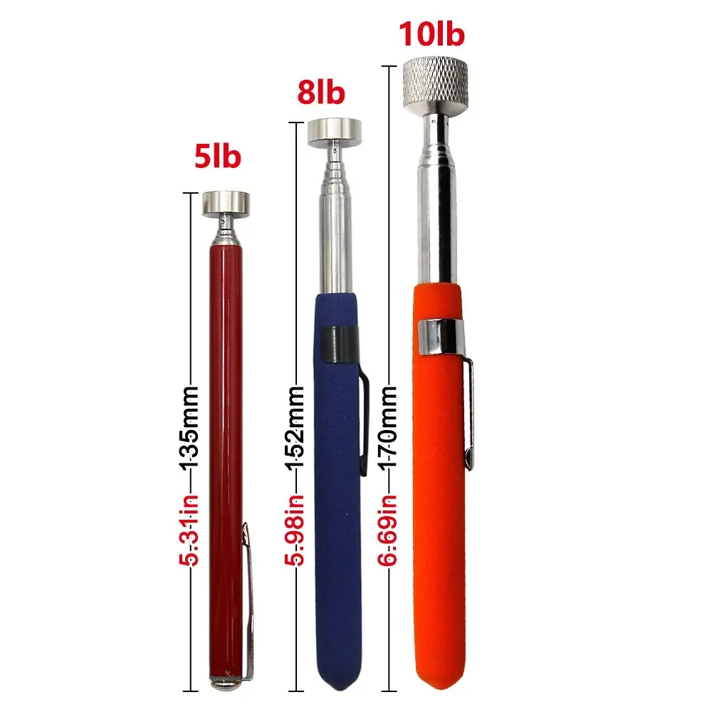 Magnetic Retractable Pickup Suction Iron Rod Portable Multifunctional Extractor Pen - Image 2