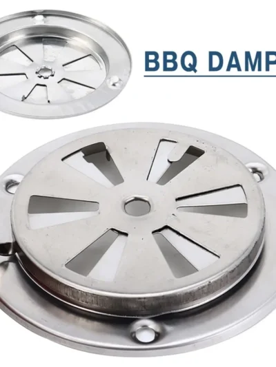 BBQ Air Louver Vent Grill Stand Smoke Generator Stove Exhaust Air Vent Grille Replacement