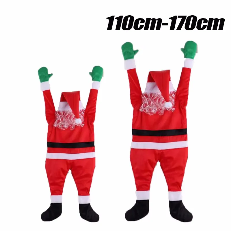 Outdoor Indoor Hanging Climbing Santa Claus Decoration - Image 6
