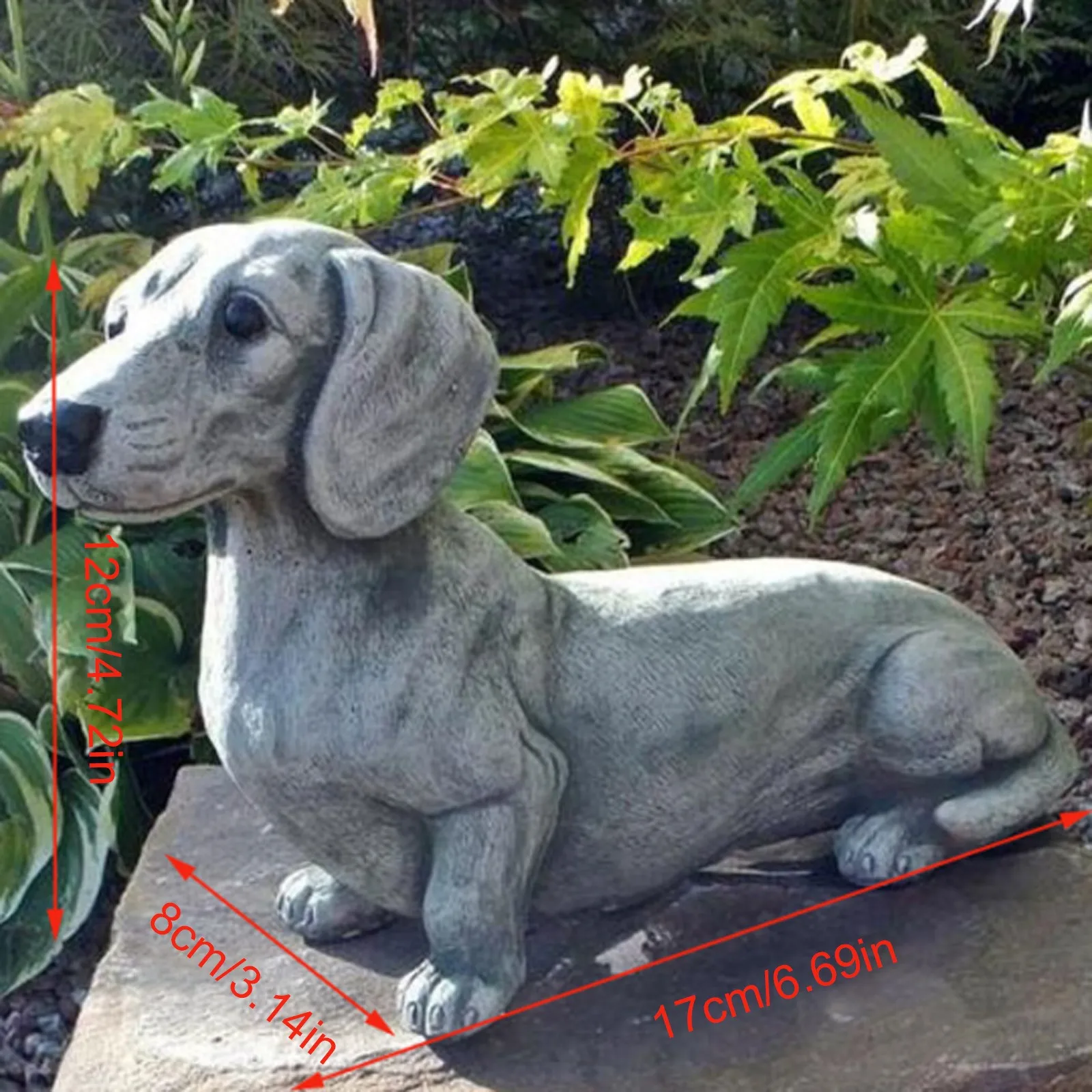 Dog Statue Outdoor Garden Resin Decor Dachshund French Bulldog Sculpture For Home Decoration Yard Ornament Puppy Figurines - Image 7