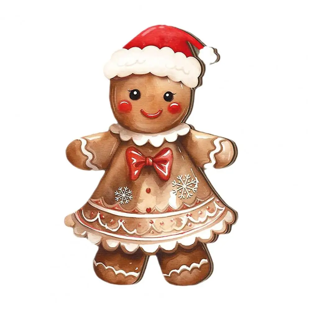 Gingerbread Hanging Sign for Christmas Home Decor - Image 2
