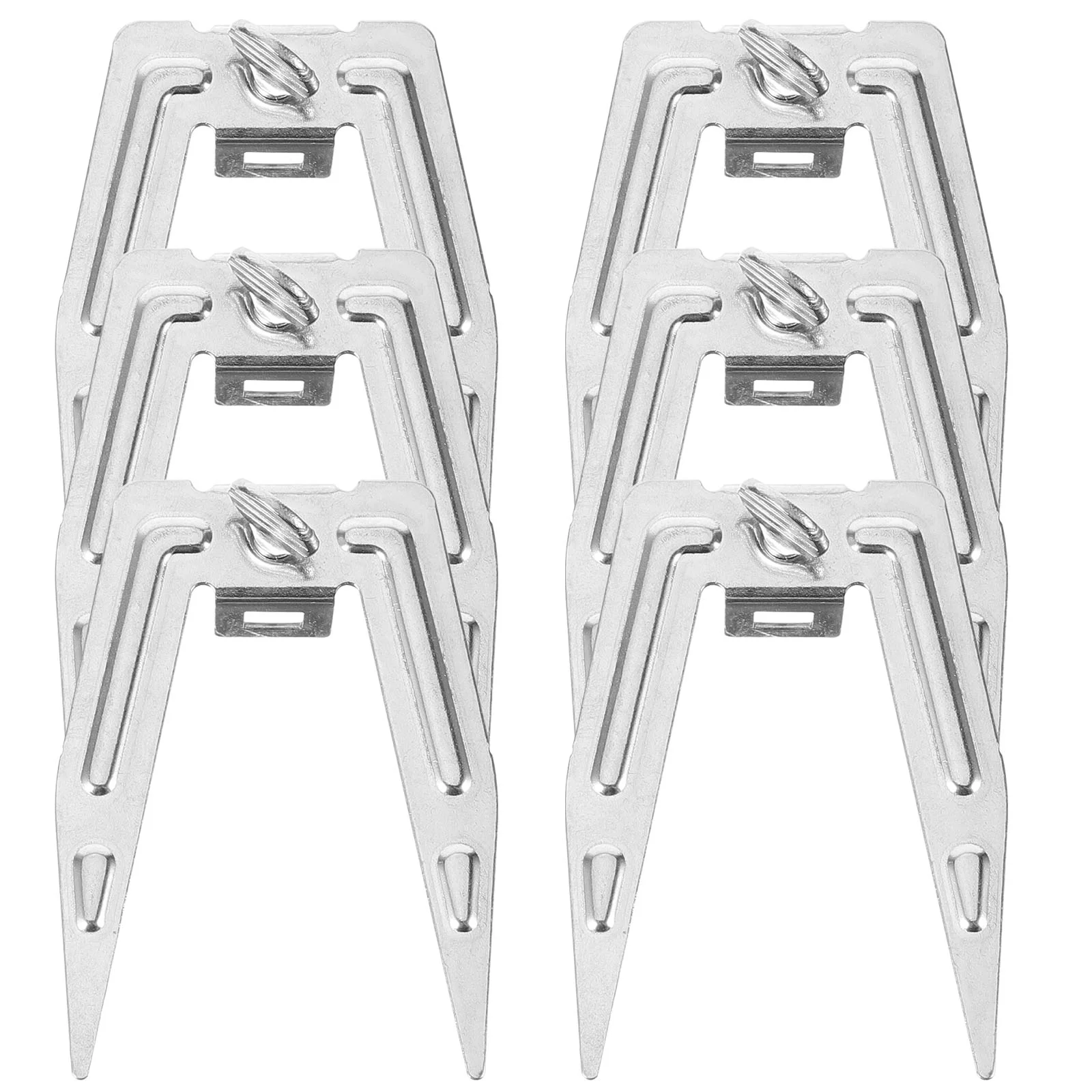 6 Sets Chicken Grilling Supply Airfryers Roasting Fork Rotating Forks Bbq Food Stainless Steel Rack - Image 4