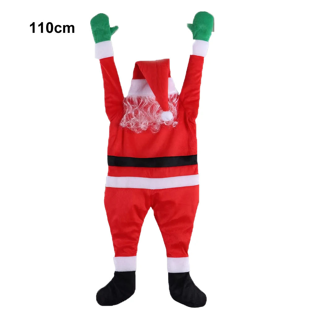 Outdoor Indoor Hanging Climbing Santa Claus Decoration - Image 8