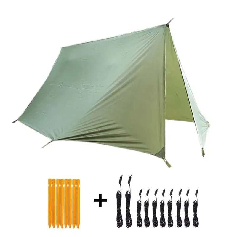 410x290cm canopy Skyscreen Wildlife Camping Pole less Tent Camping Outdoor Floor Mat March Canopy Floor Mat - Image 7