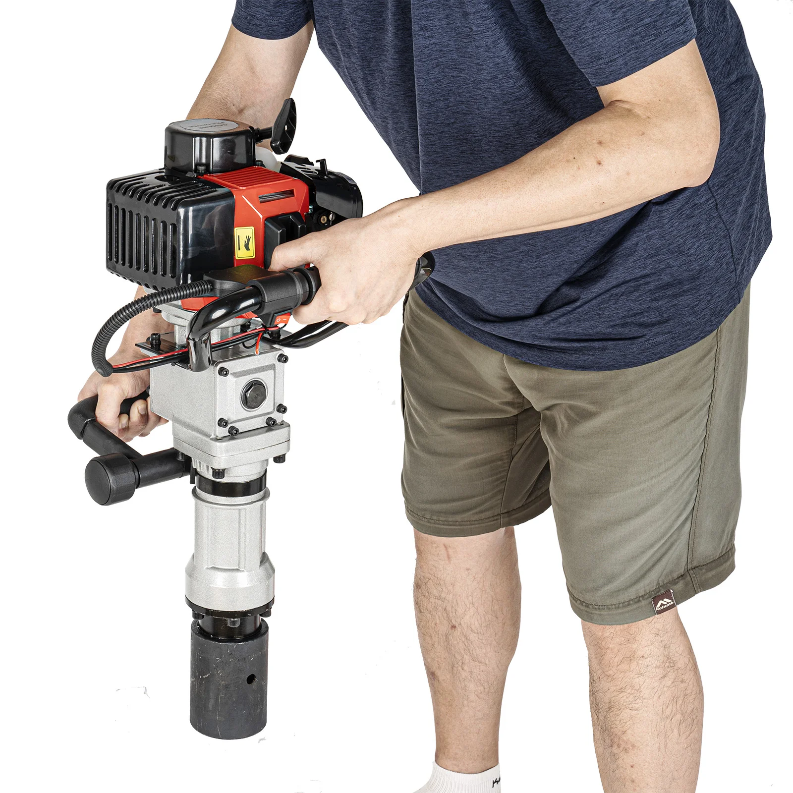 900W 2-Stroke Petrol Post Driver Piling Hammer - Image 4