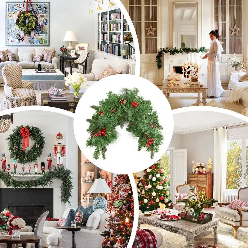 Mailbox Swag With Lights LED Christmas - Image 4