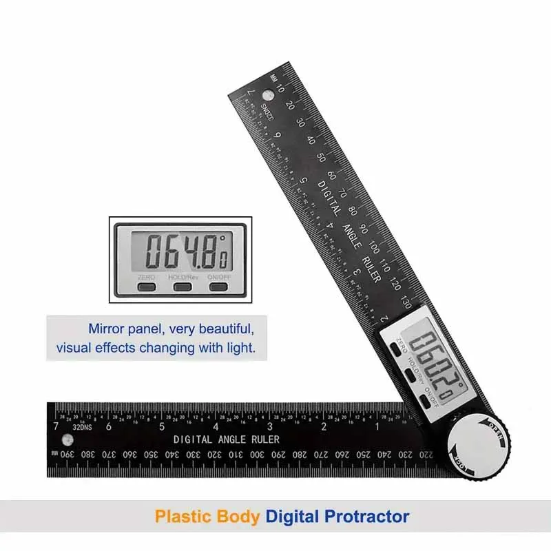 1 PC 2 in 1 Digital Angle Detector Scale Suitable for Woodworking Measurement Tools - Image 8