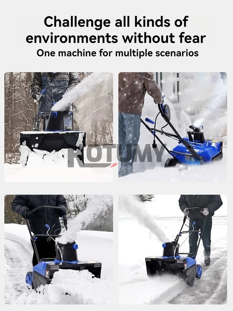 Snow Removal Machine Hand-pushed Snow Blower Snow Removal Artifact Snow Clearing Equipment For Road - Image 6