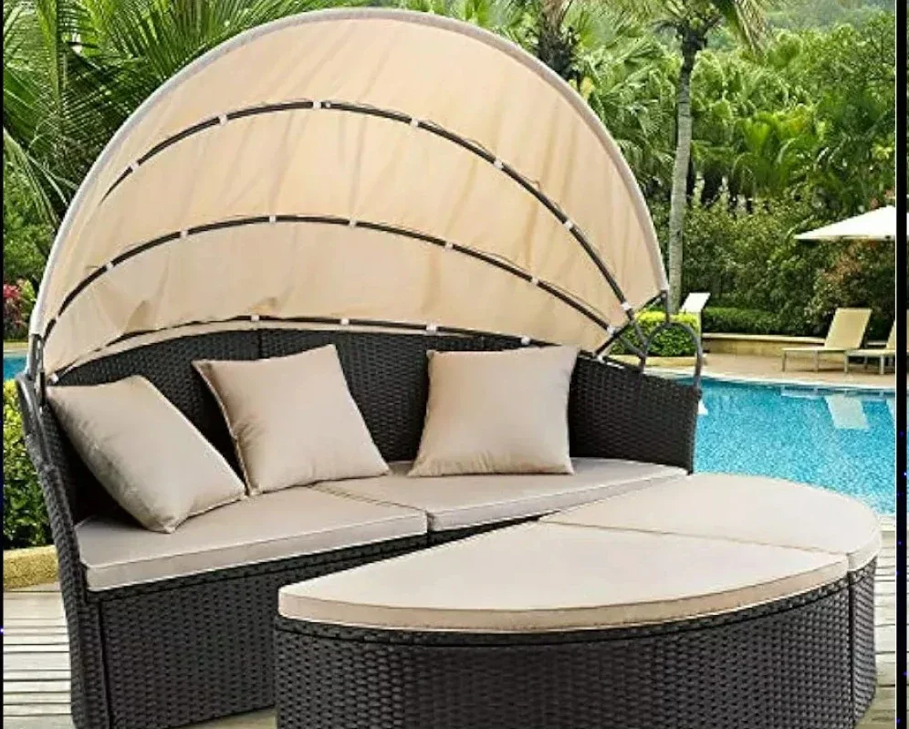 Living Room Sofas Outdoor Chair Patio Furniture Outdoor Set Garden Furniture Sets Sofa Bed Couch Lounge Terrace - Image 3