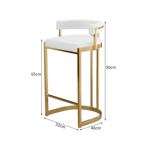 High Make Up Modern Bar Stools Luxury Party Gaming Library Computer Patio Bar Stool Set Saloon Party Sgabello Cucina Furniture - Image 12