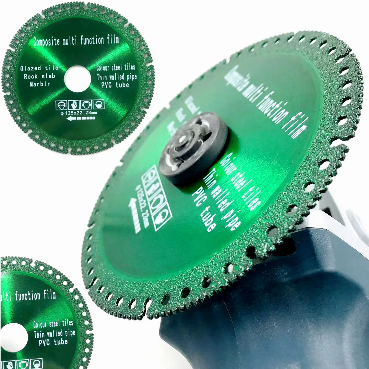 115/125mm Brazed diamond saw blade cutting disc 22.23mm steel metal stone cast iron steel reinforcement aluminum - Image 5