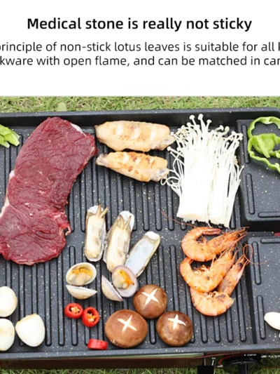 26*32cm Healthy Square Gas BBQ Iron Plate