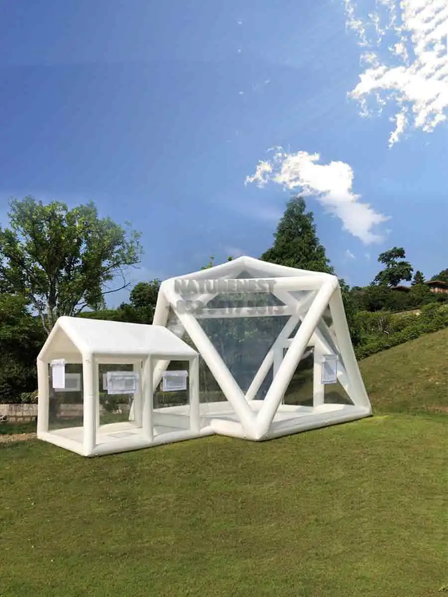 Transparent Bubble Hotel House Resort Scenic Spot Mobile Room Portable Camping PVC Tent Inflatable Bubble Tent Holiday Villa - Image 8