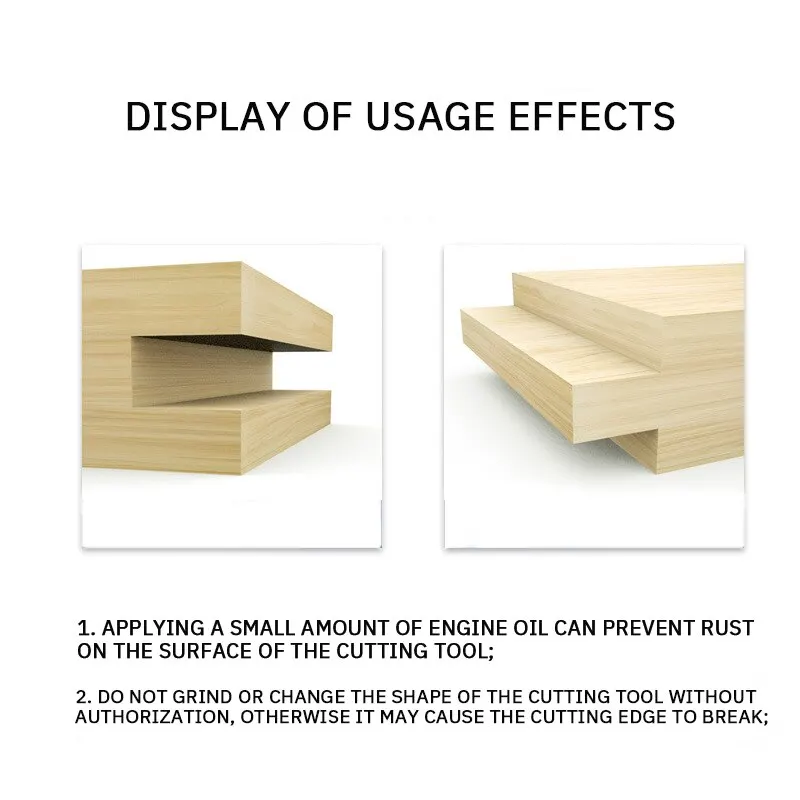 2PCS Woodworking Milling Cutter 3 Teeth - Image 10