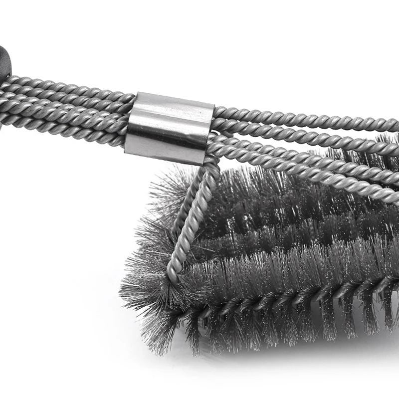 Barbecue Grill Bbq Brush Stainless Steel Bristles Non-stick Cleaning Brushes Clean Tool Wire Bristles Grill Barbecue Accessories - Image 5