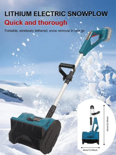 Cordless Electric Snowplow Efficient Snow Thrower Safety and Comfort Handheld Snow Blower For Makita Battery 18V (Not Battery)