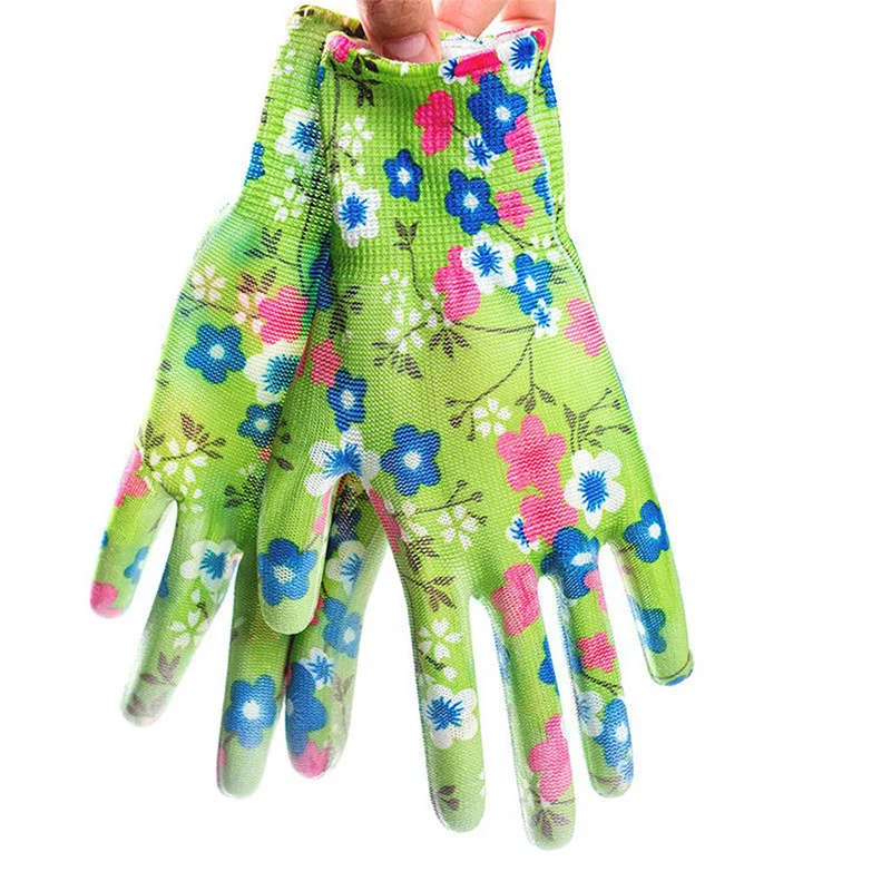 1Pair Garden Gloves Floral Gardening Gloves Women Non-Slip Working Gloves For Yard Cleaning Planting Working - Image 18